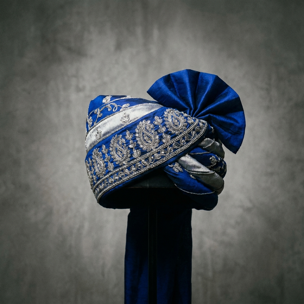 Firozi Blue Safa