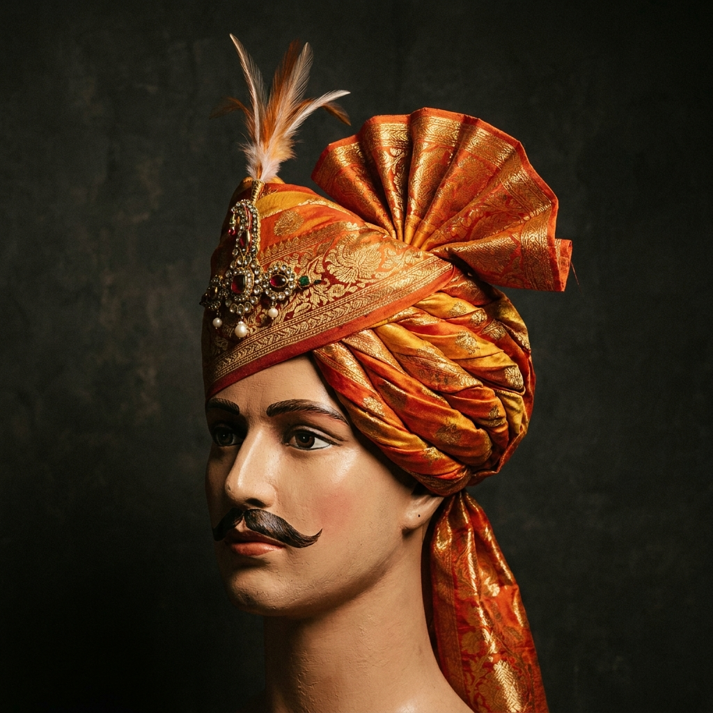 Regal Red Safa